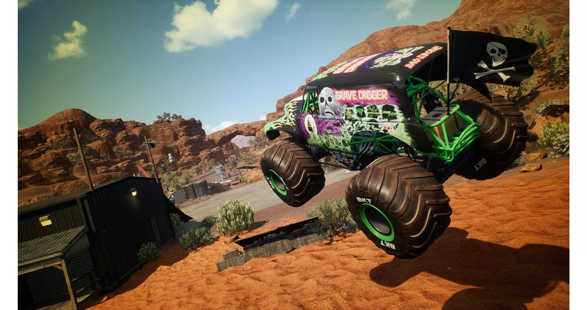 Monster Jam Steel Titans gameplay for Xbox One (XONE) racing video game