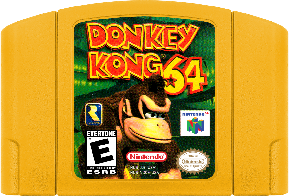 Donkey Kong 64 cartridge for Nintendo 64 (N64) video game