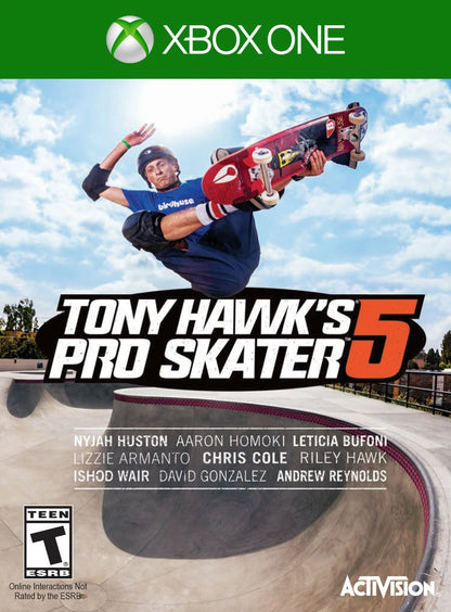 Tony Hawk 5 – Xbox One (XONE) cover art for skateboarding sports video game