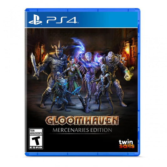 Gloomhaven Mercenaries Edition cover art for PlayStation 4 PS4 video game