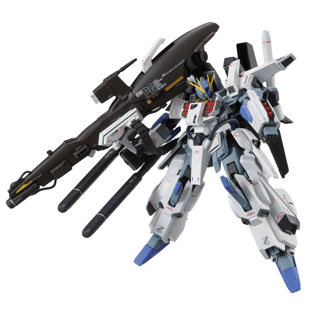Gundam MG FAZZ Ver Ka Model Kit featuring Master Grade Gunpla construction detailed mechanical design articulated poseable model snap together assembly premium Ver Ka styling customizable display piece and collectible anime model building appeal armored up 