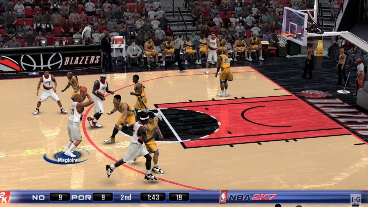 NBA 2K7 gameplay for PlayStation 3 (PS3) video game