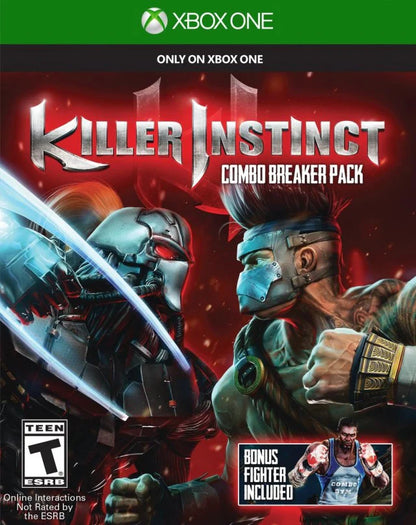 Killer Instinct: Combo Breaker Pack cover art for Xbox One (XONE) fighting video game
