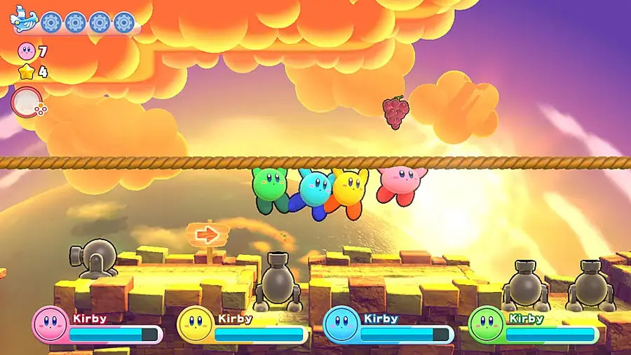 Kirbys Return to Dream Land Deluxe gameplay image for Nintendo Switch NS video game
