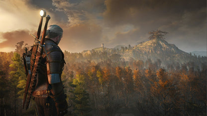 The Witcher 3 Wild Hunt Game of the Year Edition PAL PlayStation 4 PS4 for action role playing video game fans featuring expansive open world exploration epic fantasy storytelling monster hunting deep character progression complete edition with downloadable content immersive combat collectible gaming appeal gameplay