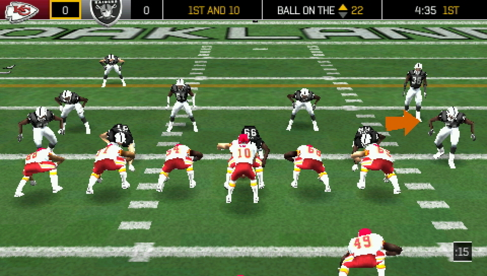Madden 06 gameplay for PlayStation Portable (PSP) football sports game