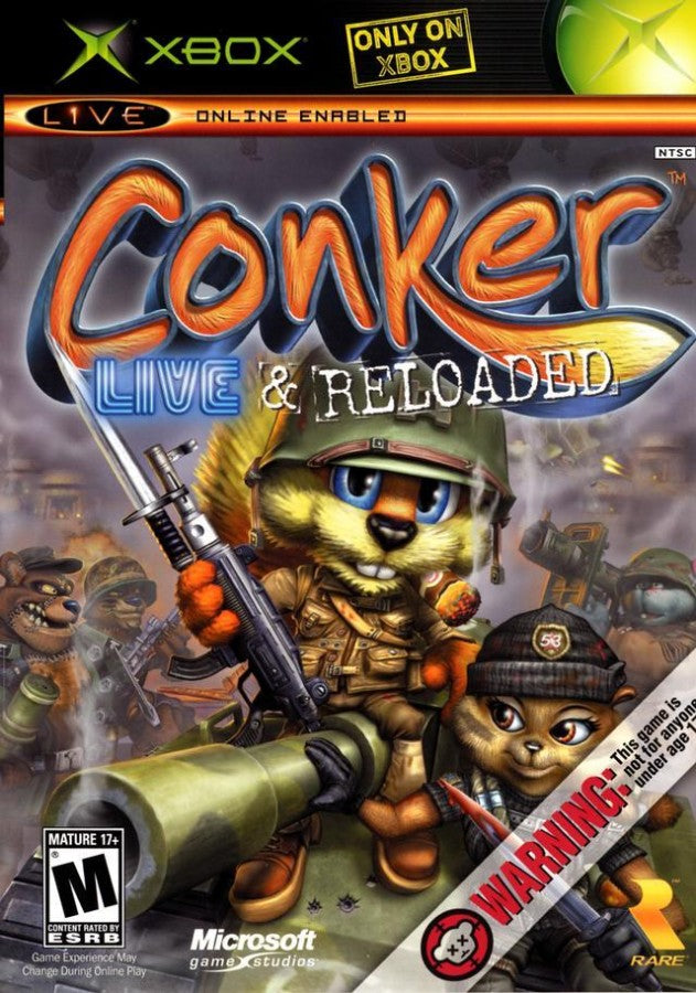 Conker: Live & Reloaded cover art for Xbox (XBOX) video game