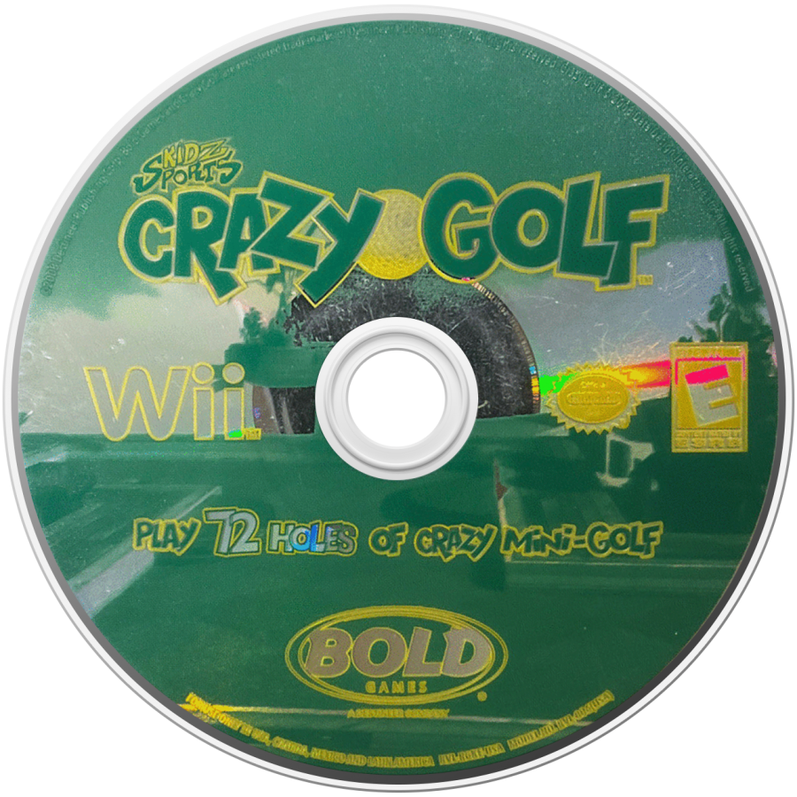 Kidz Sports: Crazy Golf – Nintendo Wii (Wii) arcade mini golf sports video game disc