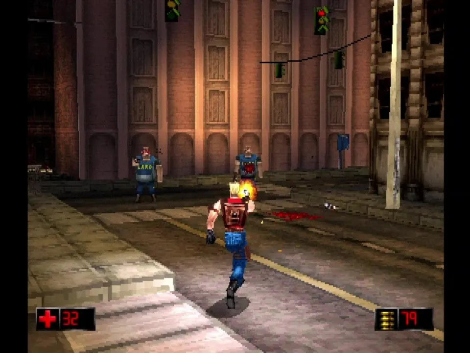 Duke Nukem Time to Kill Greatest Hits PlayStation 1 PS1 for third person shooter video game fans featuring Duke Nukem action packed combat time travel missions powerful weapons enemy encounters explosive environments challenging levels and classic PlayStation gaming collectible appeal ggameplay