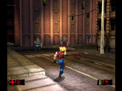 Duke Nukem Time to Kill Greatest Hits PlayStation 1 PS1 for third person shooter video game fans featuring Duke Nukem action packed combat time travel missions powerful weapons enemy encounters explosive environments challenging levels and classic PlayStation gaming collectible appeal ggameplay