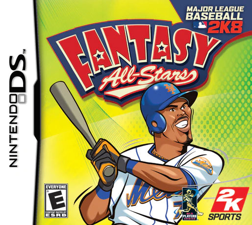 MLB 2K8 Fantasy All Stars cover art for Nintendo DS (DS) video game