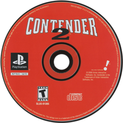 Contender 2 disc for PlayStation 1 (PS1) retro video game