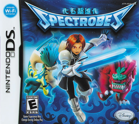 Spectrobes for Nintendo DS action RPG video game featuring real time combat fossil excavation mechanics creature collection and evolution sci fi storyline and stylus driven gameplay experience cover