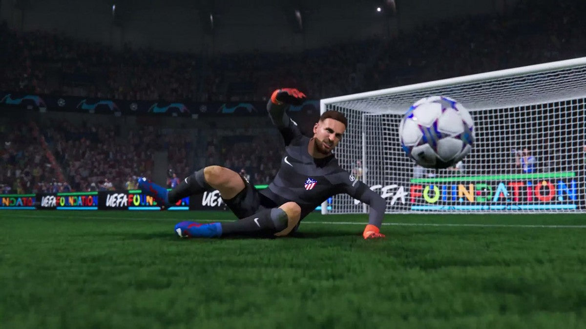 EA Sports FC 24 PlayStation 4 PS4 soccer football simulation video game latest entry with Hypermotion V gameplay PlayStyles and Ultimate Team mode succeeding the FIFA series gameplay screenshot