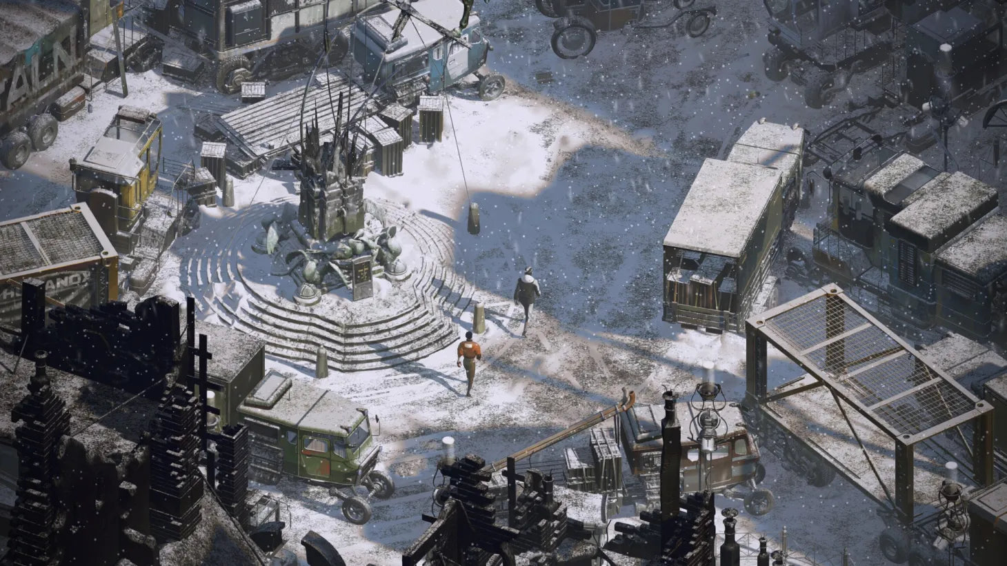 Disco Elysium Nintendo Switch inspired design featuring narrative driven role playing adventure aesthetic deep detective investigation branching dialogue choices richly detailed urban setting philosophical storytelling immersive character development and mystery gameplay presentation gameplay 