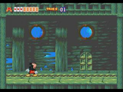 World of Illusion Starring Mickey Mouse and Donald Duck Sega Genesis retro video game platformer gameplay (1992)