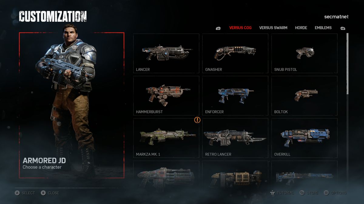 Gears of War 4 gameplay for Xbox One (XONE) third-person action shooter video game