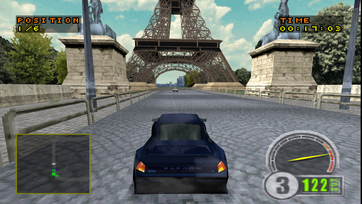 Test Drive 6 game for the Sega Dreamcast featuring arcade style racing gameplay with multiple licensed cars high speed street and circuit races police chases and various international tracks with competitive driving modes gameplay 
