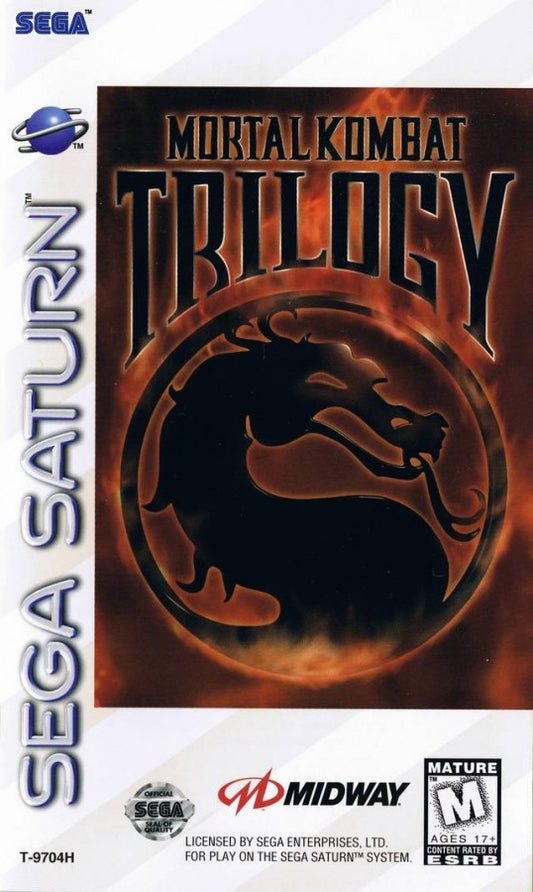 Mortal Kombat Trilogy cover art for Sega Saturn SS video game