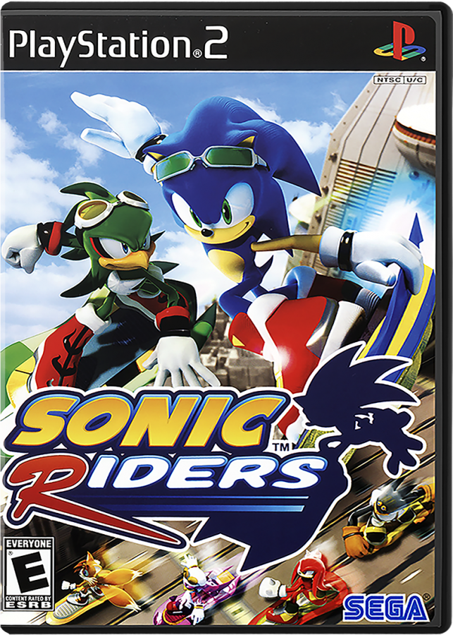 Sonic Riders cover art for PlayStation 2 (PS2) video game