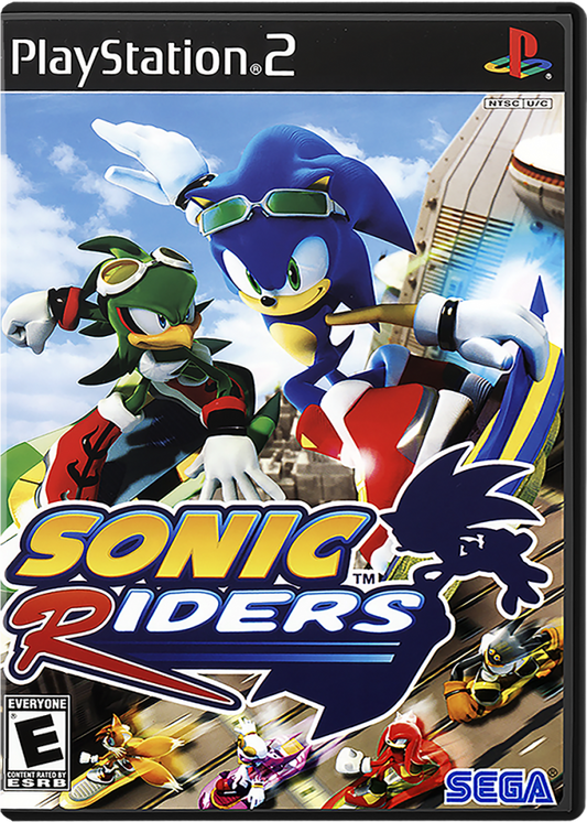 Sonic Riders cover art for PlayStation 2 (PS2) video game