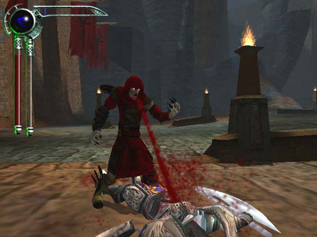 Blood Omen 2 for PlayStation 2 with dark vampire-themed action-adventure focus gameplay 