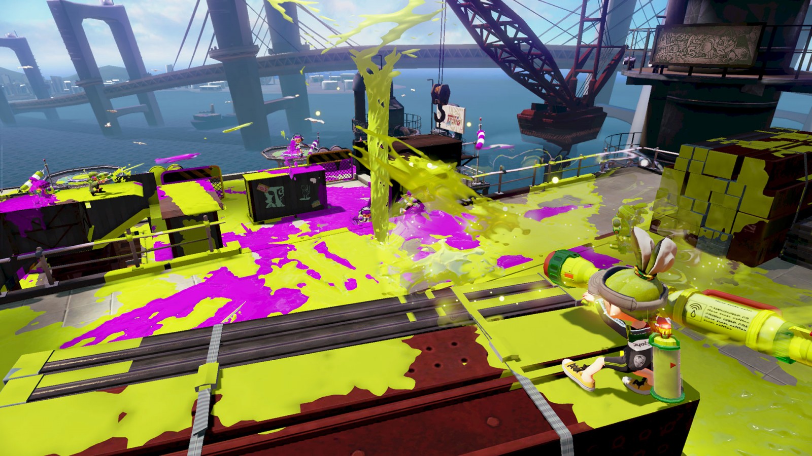 Splatoon gameplay for Nintendo Wii U (WiiU) video game