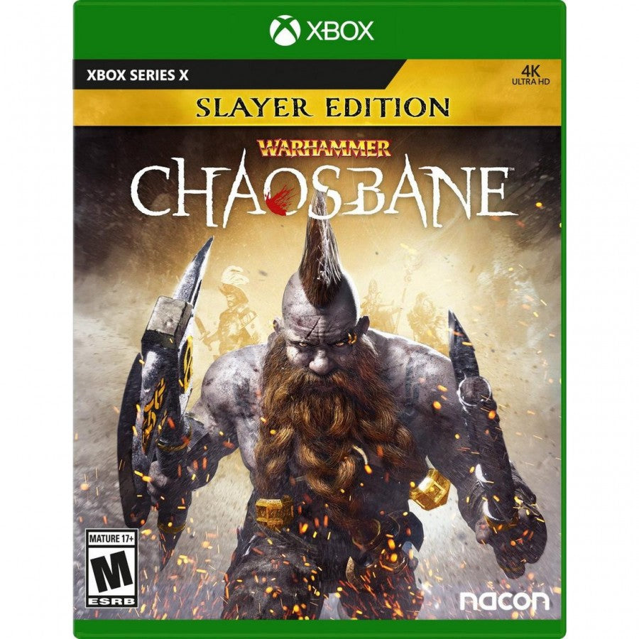 Warhammer Chaosbane Slayer Edition cover art for Xbox Series X XSX video game