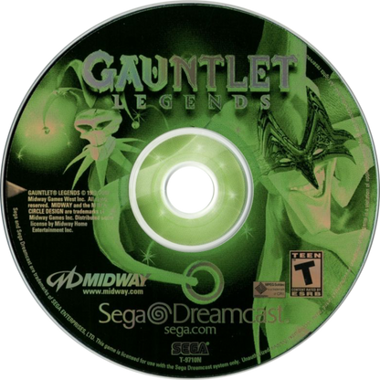 Gauntlet Legends Sega Dreamcast retro video game action RPG disc