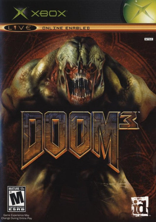 Doom 3 cover art for Xbox (XBOX) video game