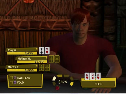 World Championship Poker: Featuring Howard Lederer – All In for PlayStation 2 poker card game featuring Texas Hold em tournaments casino style gameplay multiplayer modes career mode gameplay