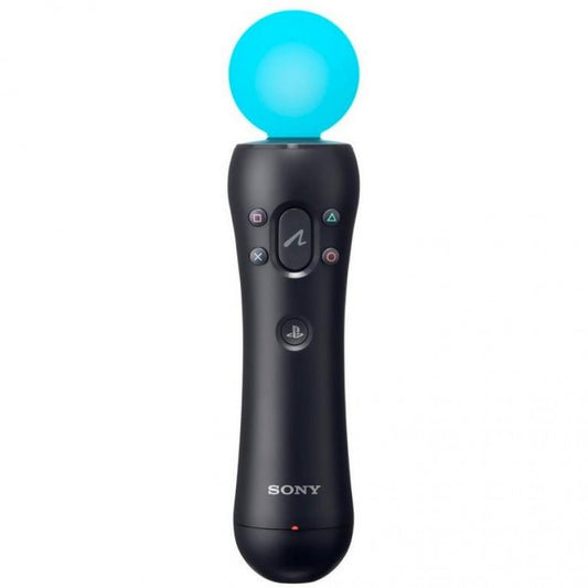 PlayStation Move Controller PlayStation 3 PS3 gaming accessory featuring motion control technology wand style controller design movement tracking buttons trigger control wireless gameplay support and classic PlayStation 3 gaming hardware retro video game collection collectible gaming accessory appeal