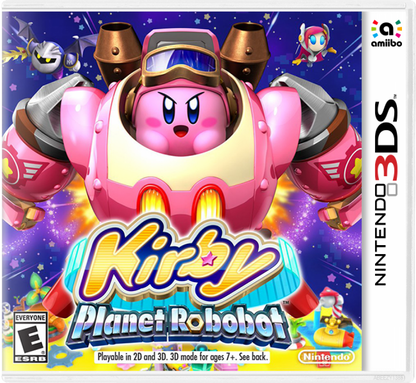 Kirby: Planet Robobot cover art for Nintendo 3DS (3DS) video game