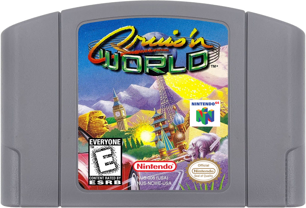 Cruisn World Cartidge image for Nintendo 64 N64 video game