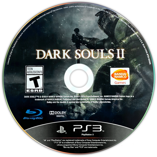 Dark Souls II [Black Armor Edition] disc for PlayStation 3 (PS3) video game