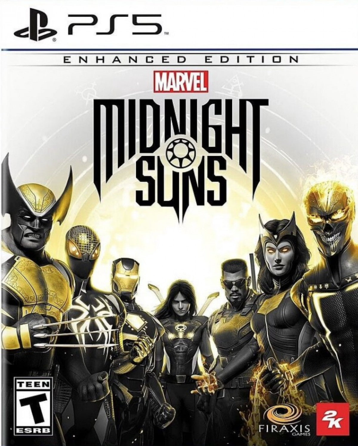 Marvel’s Midnight Suns [Enhanced Edition] cover art for PlayStation 5 (PS5) tactical RPG video game