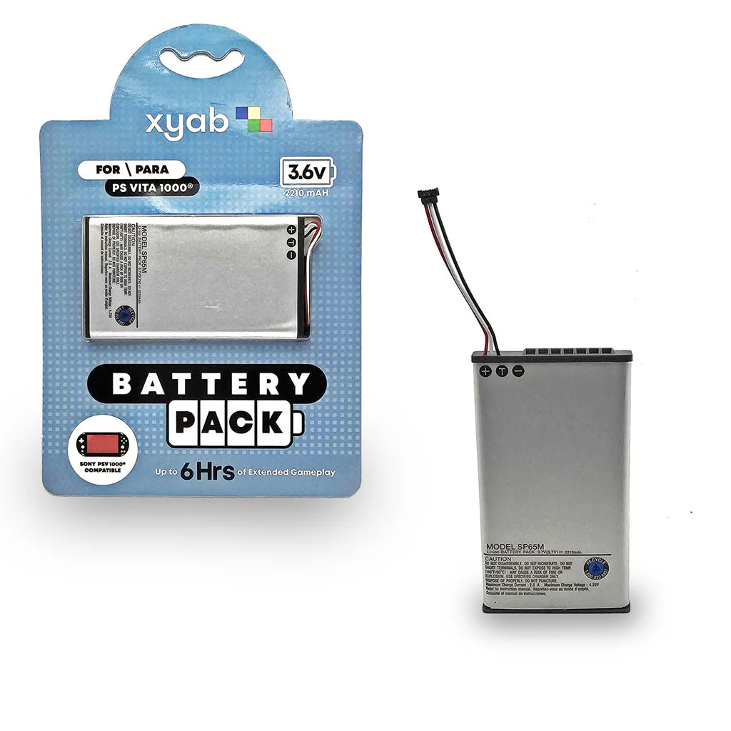 Rechargeable battery pack for Sony PS Vita 1000 handheld console replacement power supply charging accessory