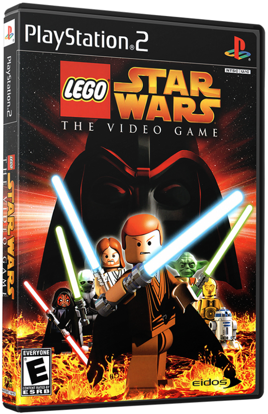LEGO Star Wars cover art for PlayStation 2 (PS2) video game