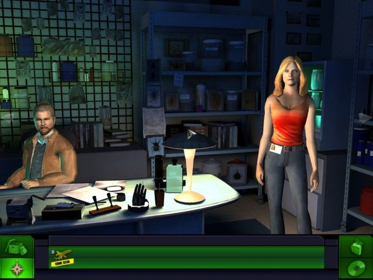 CSI: Dimensions of Murder for PlayStation 2 with crime investigation and forensic mystery gameplay gameplay