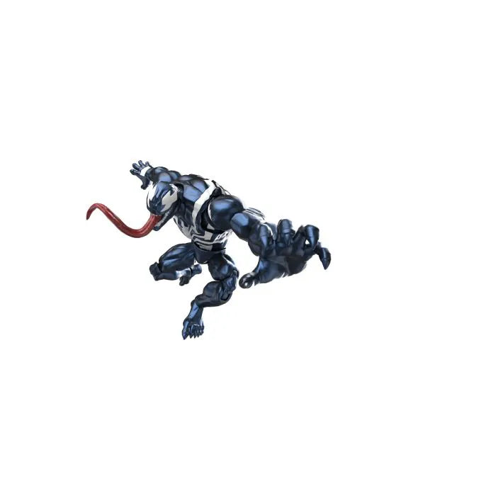 Blokees Marvel Rivals Champion Class 08 Venom collectible model kit inspired design featuring symbiote antihero aesthetic menacing black alien symbiote form detailed buildable armor components exaggerated muscular design Marvel gaming universe themed display figure collectible presentation