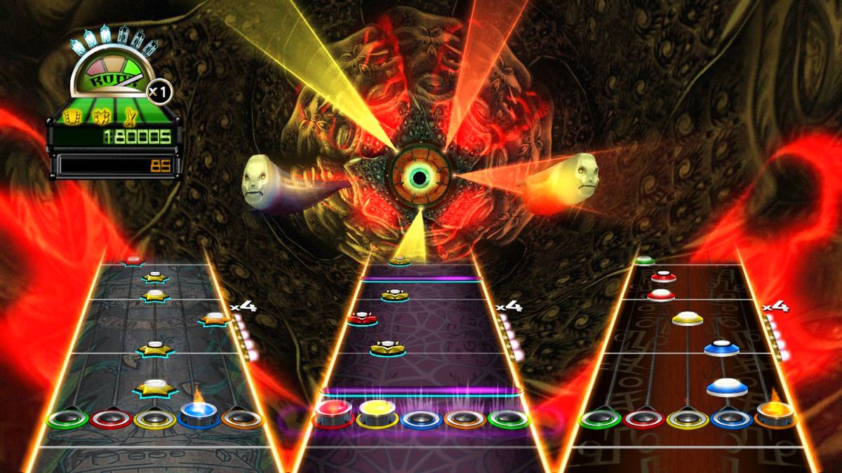 Guitar Hero: World Tour gameplay for PlayStation 2 (PS2) video game