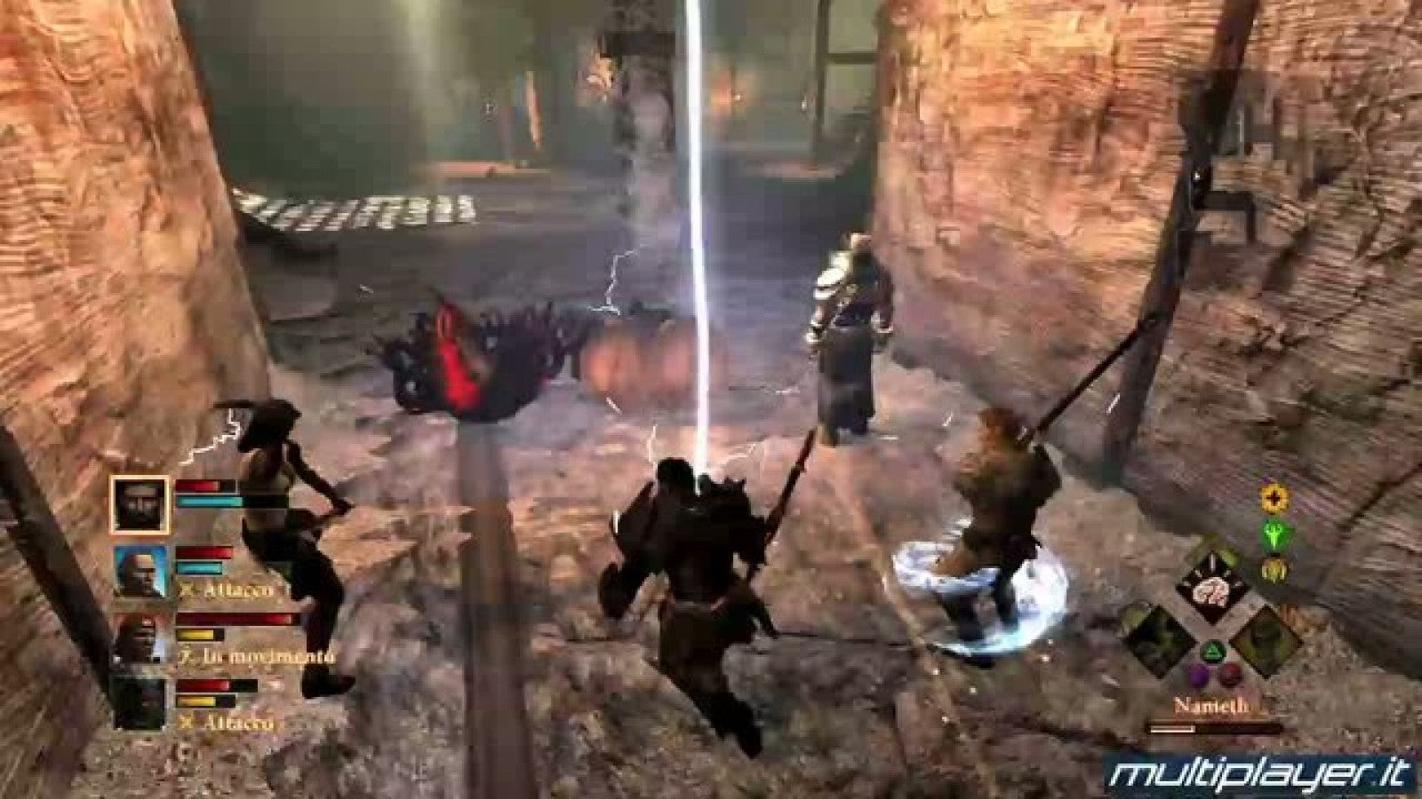 Dragon Age II gameplay for Xbox 360 (X360) action role-playing video game
