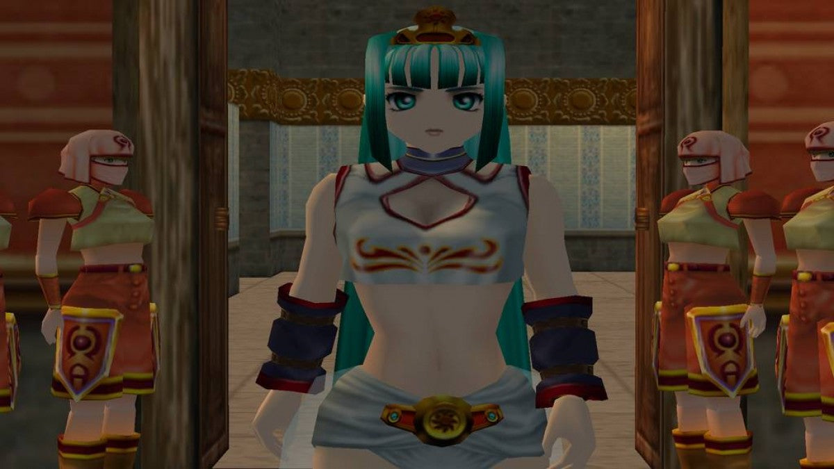 Ephemeral Fantasia PS2 Sony PlayStation 2 JRPG role playing game fantasy adventure time loop story turn based combat Konami story driven exploration character progression PlayStation 2 software video game title gameplay