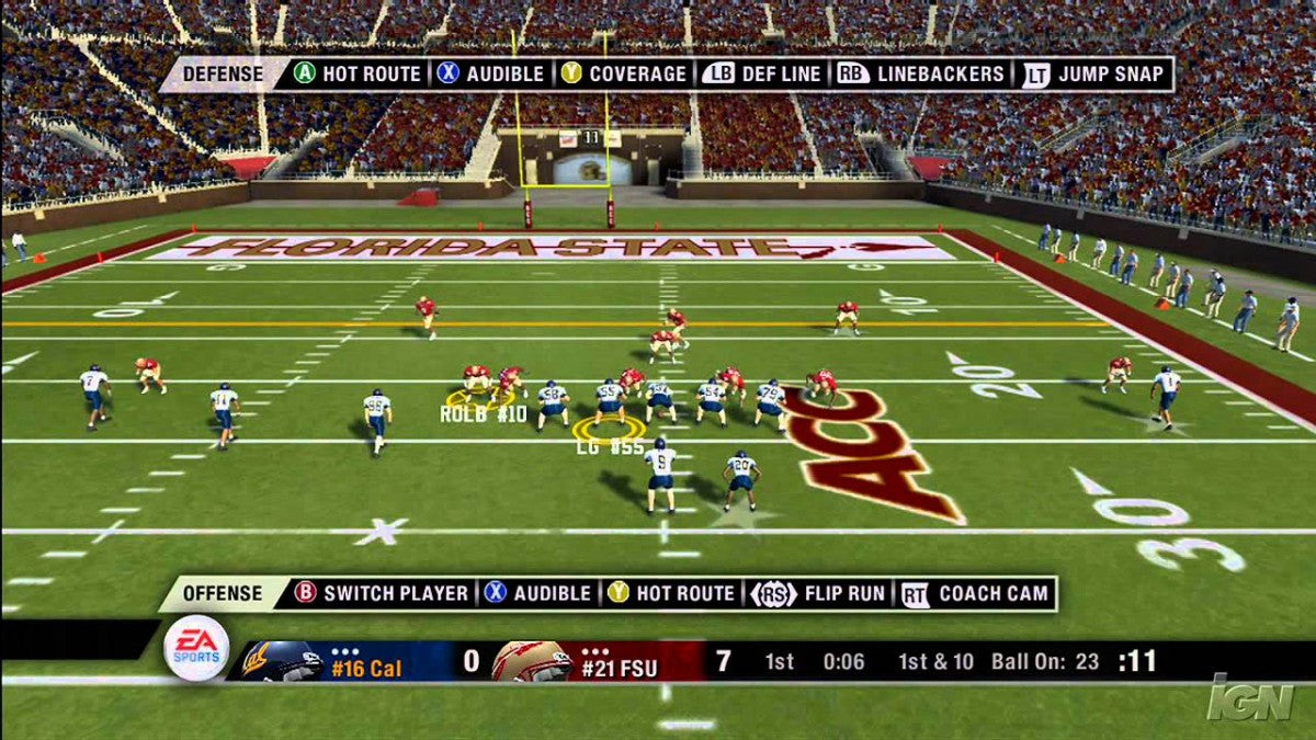NCAA Football 08 gameplay for PlayStation 3 (PS3) video game