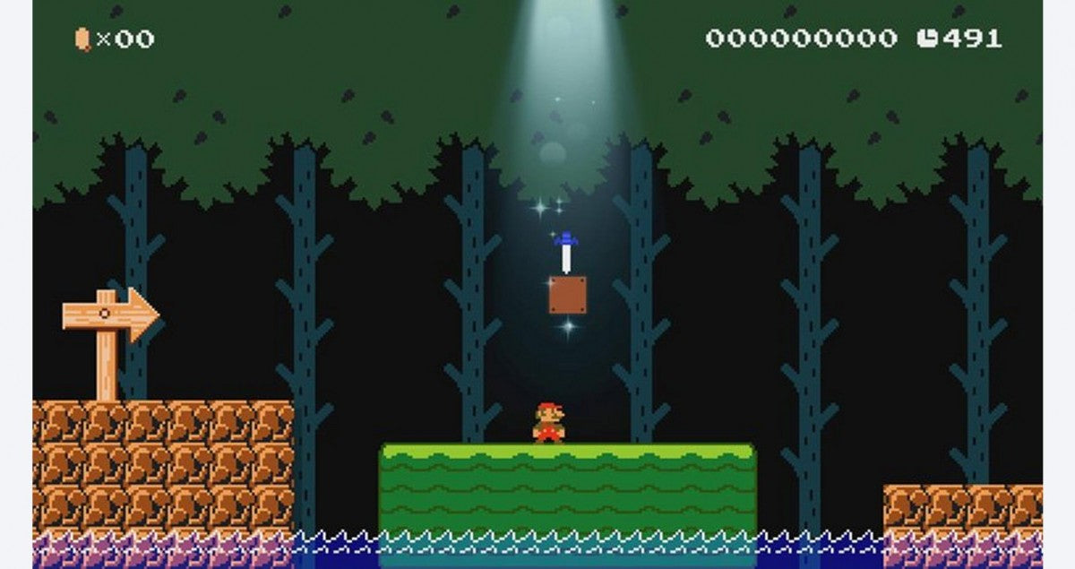 Super Mario Maker 2 gameplay image for Nintendo Switch NS video game