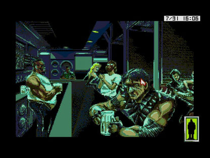 Rise of the Dragon Sega CD cinematic adventure game point and click cyberpunk detective story Blade Runner style futuristic LA investigation puzzles branching narrative FMV cutscenes Sierra On-Line retro gaming Sega CD software video game title gameplay