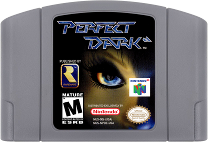 Perfect Dark cartridge for Nintendo 64 (N64) video game