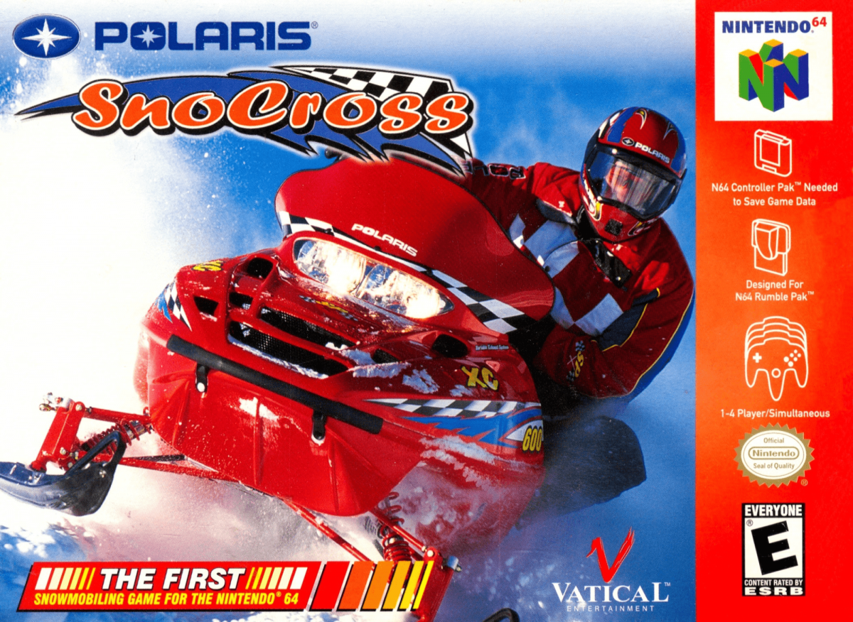 Polaris SnoCross cover art for Nintendo 64 (N64) video game