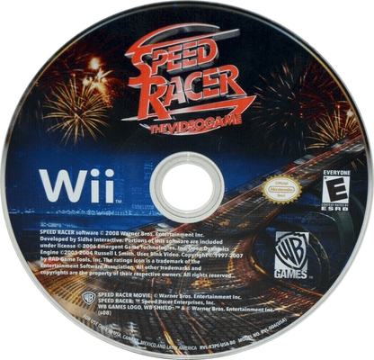 Speed Racer: The Video Game – Nintendo Wii (Wii) futuristic arcade racing action video game disc