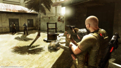Tom Clancy's Splinter Cell Double Agent GameCube game featuring stealth action gameplay and tactical espionage missions gameplay screenshot